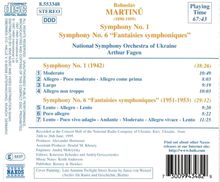 Bohuslav Martinu (1890-1959): Symphonien Nr.1 &amp; 6, CD