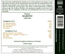 Bohuslav Martinu (1890-1959): Symphonien Nr.2 &amp; 4, CD