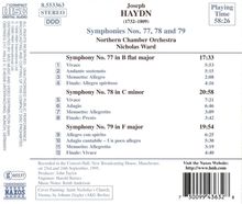 Joseph Haydn (1732-1809): Symphonien Nr.77-79, CD