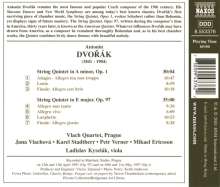 Antonin Dvorak (1841-1904): Streichquintette opp.1 &amp; 97, CD