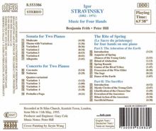 Igor Strawinsky (1882-1971): Musik für 2 Klaviere, CD