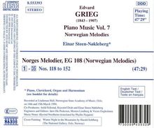 Edvard Grieg (1843-1907): Klavierwerke Vol.7, CD