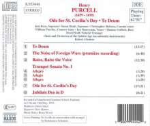 Henry Purcell (1659-1695): Ode on St.Cecilia's Day, CD