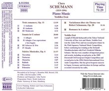 Clara Schumann (1819-1896): Klavierwerke, CD