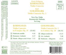 Karl Goldmark (1830-1915): Violinkonzert op.28, CD