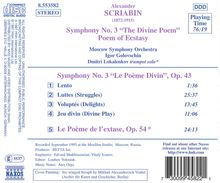 Alexander Scriabin (1872-1915): Symphonie Nr.3, CD