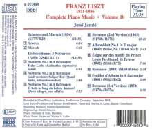 Franz Liszt (1811-1886): Klavierwerke Vol.10, CD