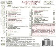 Early Venetian Lute Music, CD