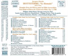 Jacques-Martin Hotteterre (1674-1763): Pieces pour la Flute Traversiere Vol.1, CD