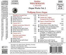 Matthias Weckmann (1619-1674): Orgelwerke Vol.2, CD