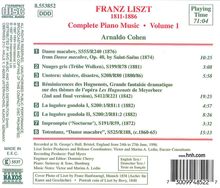 Franz Liszt (1811-1886): Klavierwerke Vol.1, CD