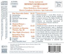 Nikolai Rimsky-Korssakoff (1844-1908): Orchesterwerke, CD