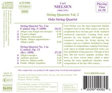 Carl Nielsen (1865-1931): Sämtliche Streichquartette Vol.2, CD