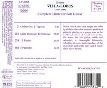 Heitor Villa-Lobos (1887-1959): Sämtliche Gitarrenwerke, CD
