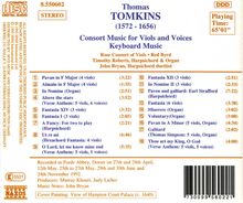 Thomas Tomkins (1572-1656): Consort Music for Viols &amp; Voices, CD