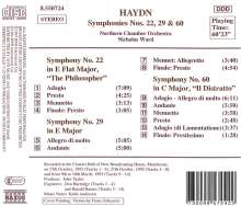 Joseph Haydn (1732-1809): Symphonien Nr.22,29,60, CD