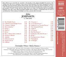 John Johnson (1545-1594): Lautenwerke, CD