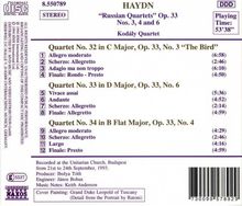 Joseph Haydn (1732-1809): Streichquartette Nr.39,40,42 (op.33 Nr.3,4,6), CD