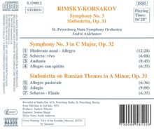 Nikolai Rimsky-Korssakoff (1844-1908): Symphonie Nr.3, CD