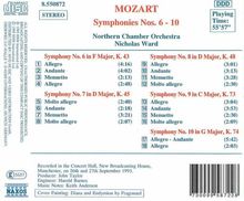 Wolfgang Amadeus Mozart (1756-1791): Symphonien Nr.6-10, CD