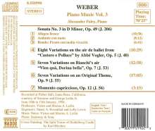 Carl Maria von Weber (1786-1826): Klavierwerke Vol.3, CD