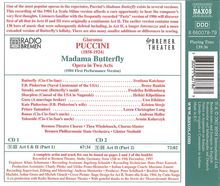 Giacomo Puccini (1858-1924): Madama Butterfly, 2 CDs