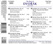 Best of Dvorak, CD