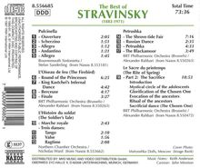 Best of Strawinsky, CD