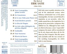 Erik Satie (1866-1925): Best of Satie, CD