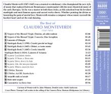 The Best of Monteverdi (Naxos), CD