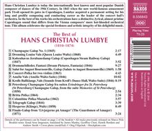 Hans Christian Lumbye (1810-1874): The Best of Lumbye, CD