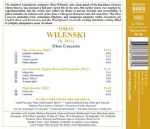 Osias Wilenski (geb. 1933): Oboenkonzerte, CD