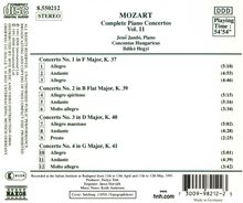 Wolfgang Amadeus Mozart (1756-1791): Klavierkonzerte Nr.1-4, CD