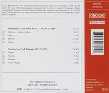 Christoph Ernst Friedrich Weyse (1774-1842): Symphonien Nr.6 &amp; 7, CD