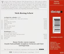 Niels Rosing-Schow (geb. 1954): Archipel des Solitudes für Mezzosopran,Chor &amp; Orchester, CD