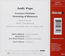 Andy Pape (geb. 1955): Leonora Christine - Dronning af Blattaarn, 2 CDs