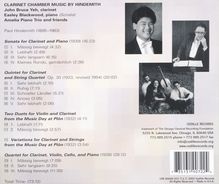 Paul Hindemith (1895-1963): Quintett für Klarinette &amp; Streichquartett, CD