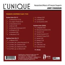 Francois Couperin (1668-1733): Cembalowerke "L'Unique", CD