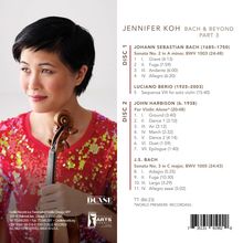 Jennifer Koh - Bach &amp; Beyond Part 3, 2 CDs