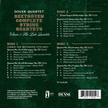 Ludwig van Beethoven (1770-1827): Sämtliche Streichquartette Vol.3, 3 CDs