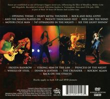 Saxon: 10 Years Of Denim And Leather: Live 1990, 1 CD und 1 DVD