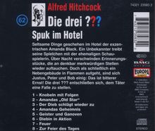 Die drei ??? (Folge 062) - Spuk im Hotel, CD