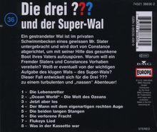 Die drei ??? (Folge 036) und der Super-Wal, CD