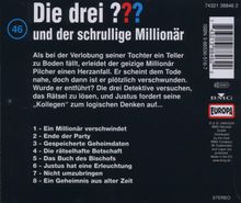 Die drei ??? (Folge 046) und der schrullige Millionär, CD