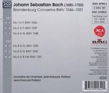 Johann Sebastian Bach (1685-1750): Brandenburgische Konzerte Nr.1-6, 2 CDs