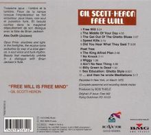 Gil Scott-Heron (1949-2011): Free Will, CD