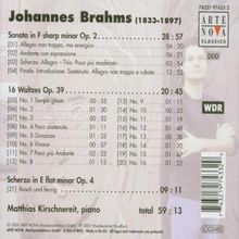 Johannes Brahms (1833-1897): Klaviersonate Nr.2 op.2, CD