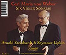 Carl Maria von Weber (1786-1826): Sonaten für Violine &amp; Klavier op.10 Nr.1-6, CD
