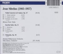 Jean Sibelius (1865-1957): Violinkonzert op.47, CD