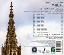 Sebastian Anton Scherer (1631-1712): Triosonaten op.3 Nr.1-12 für 2 Violinen, Viola da Gamba &amp; Bc, CD